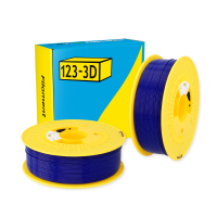123-3D Filament PLA Dark Blue 1.75mm 2-pack 1kg  DHM10003