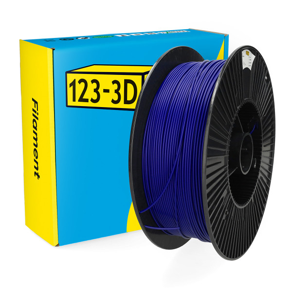 123-3D Filament PLA Dark Blue 2.85 mm 3 kg DHM00188 - 1