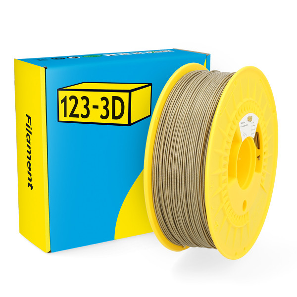 123-3D Filament PLA Glitter Champagne Gold 1.75 mm 1 kg  DHM00059 - 1