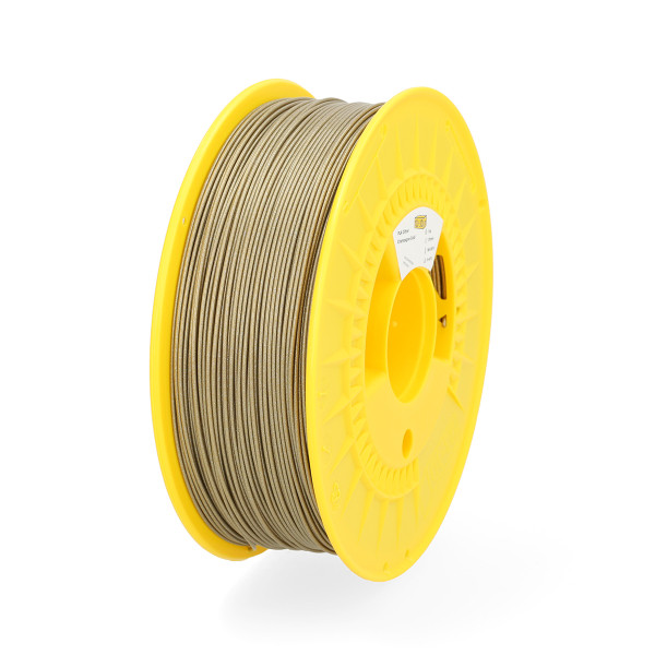 123-3D Filament PLA Glitter Champagne Gold 1.75 mm 1 kg  DHM00059 - 2