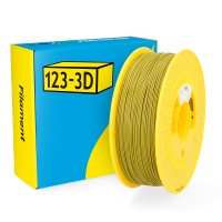 123-3D Filament PLA Glitter Gold 1.75mm 1 kg DHM00058