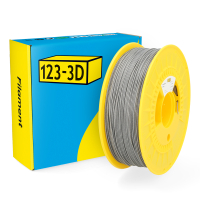 123-3D Filament PLA Glitter Silver 1.75mm 1kg  DHM00062