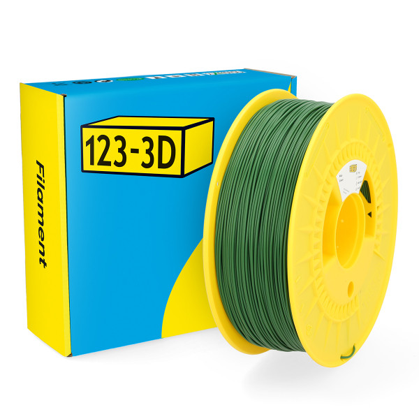 123-3D Filament PLA Green 1.75mm 1 kg DHM00010 - 1