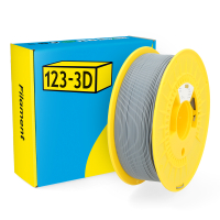 123-3D Filament PLA Grey 1.75mm 1kg DHM00003