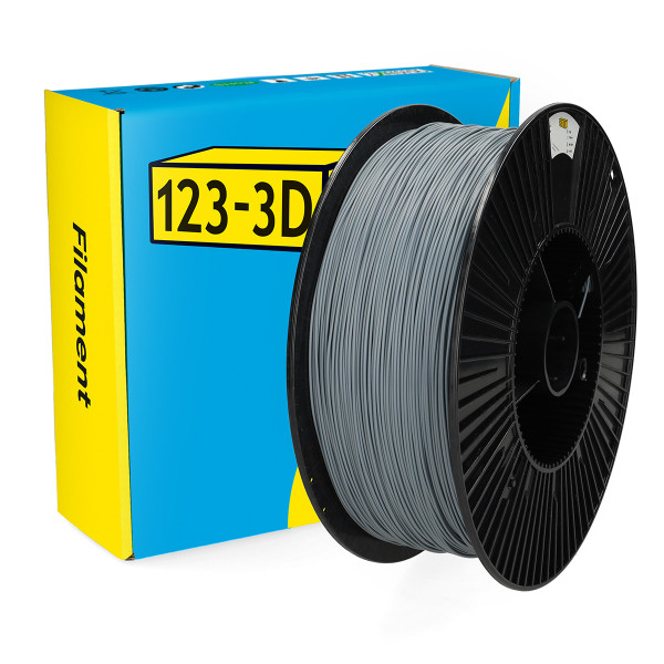 123-3D Filament PLA Grey 1.75mm 3kg  DHM00183 - 1