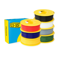 123-3D Filament PLA High Speed Bundle 1.75mm 7 Pack DHM10059