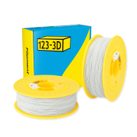 123-3D Filament PLA Light Grey 1.75mm 2-pack 1kg  DHM10021