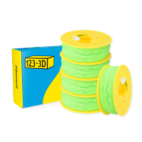 123-3D Filament PLA Lime Green 1.75 mm 5-pack 1 kg DHM10071