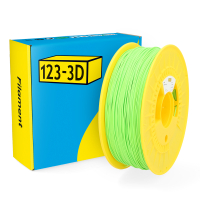 123-3D Filament PLA Lime Green 1.75mm 1kg  DHM00022
