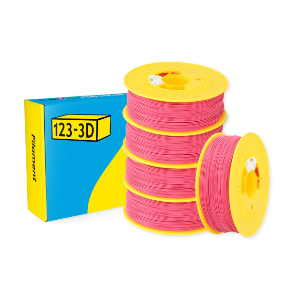 123-3D Filament PLA Magenta 1.75 mm 5-pack 1 kg DHM10068 - 1