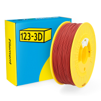 123-3D Filament PLA Matt Red 1.75 mm 1 kg  DHM00100