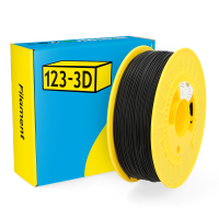 123-3D Filament PLA Matte Black 1.75mm 1kg  DHM00102