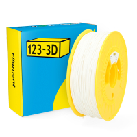 123-3D Filament PLA Matte White 1.75mm 1 kg DHM00106