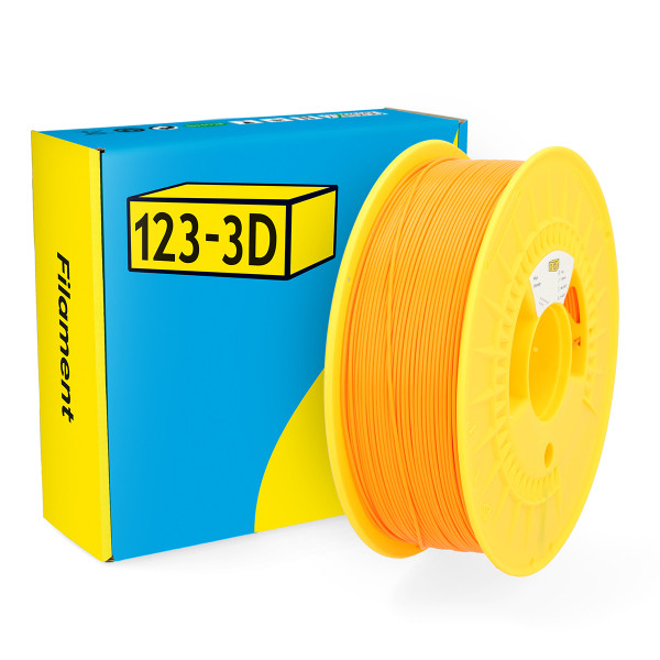 123-3D Filament PLA Orange 1.75mm 1 kg DHM00008 - 1