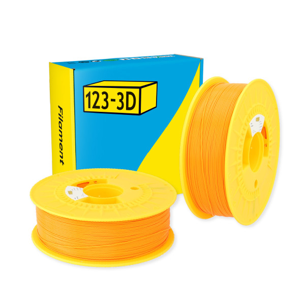 123-3D Filament PLA Orange 1.75mm 2-pack 1 kg DHM10030 - 1