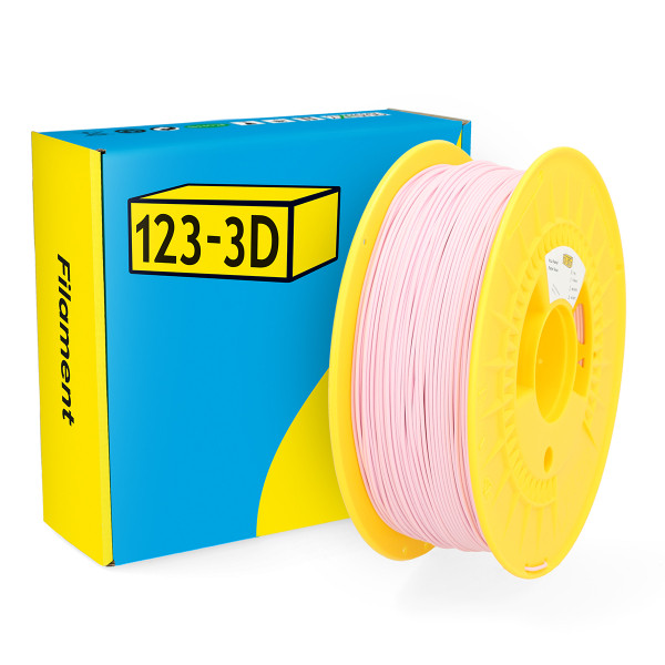 123-3D Filament PLA Pastel Pink 1.75 mm 1 kg  DHM00050 - 1