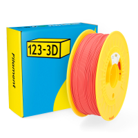 123-3D Filament PLA Pastel Red 1.75 mm 1 kg  DHM00052