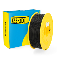 123-3D Filament PLA Pro Black 1.75mm 1kg DHM00096