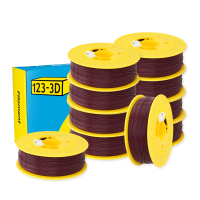 123-3D Filament PLA Purple 1.75mm 10-pack 1 kg DHM10035