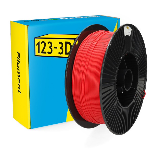 123-3D Filament PLA Red 2.85 mm 3 kg DHM00189 - 1
