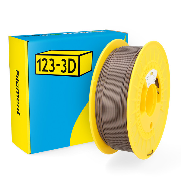 123-3D Filament PLA Satin Bronze 1.75mm 1kg  DHM00068 - 1