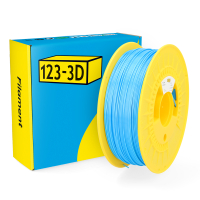 123-3D Filament PLA Satin Light Blue 1.75mm 1kg  DHM00067