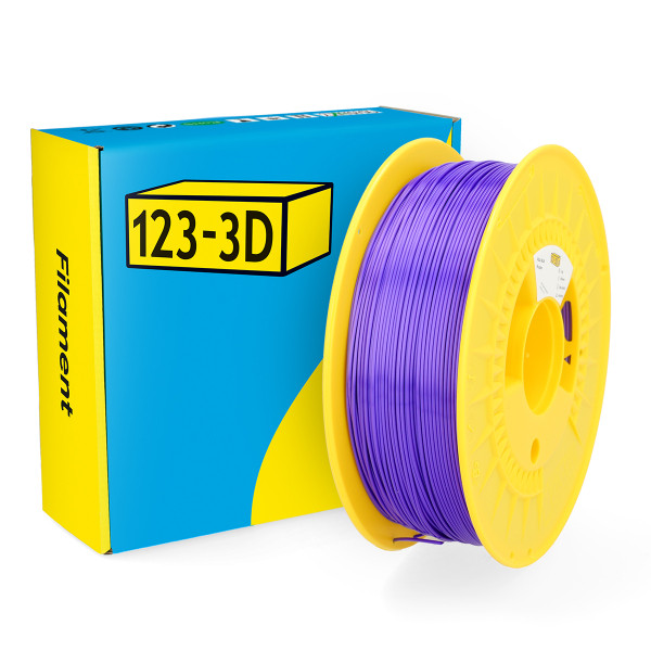 123-3D Filament PLA Satin Purple 1.75mm 1kg  DHM00066 - 1