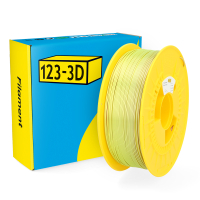 123-3D Filament PLA Satin Rainbow Fluorescent Light 1.75mm 1kg  DHM00115