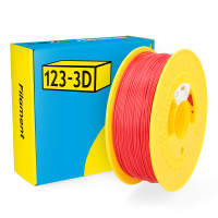 123-3D Filament PLA Satin Red 1.75mm 1kg  DHM00072