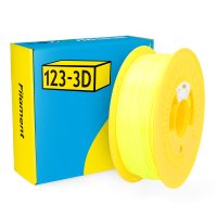 123-3D Filament PLA Satin Yellow 1.75mm 1kg  DHM00078