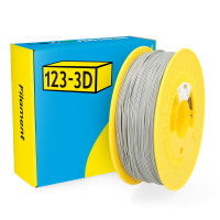 123-3D Filament PLA Silver 2.85mm 1kg DHM00033