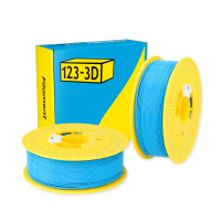 123-3D Filament PLA Sky Blue 1.75mm 2-pack 1kg  DHM10018