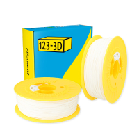 123-3D Filament PLA Snow White 1.75mm 2-pack 1kg  DHM10039