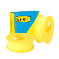 123-3D Filament PLA Sulfur Yellow 1.75 mm 2-pack 1 kg DHM10076