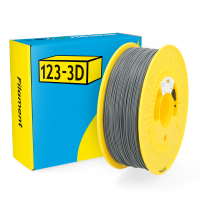 123-3D Filament PLA Tough Dark Grey 1.75mm 1kg DHM00044
