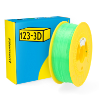 123-3D Filament PLA Transparent Green 1.75mm 1kg  DHM00082