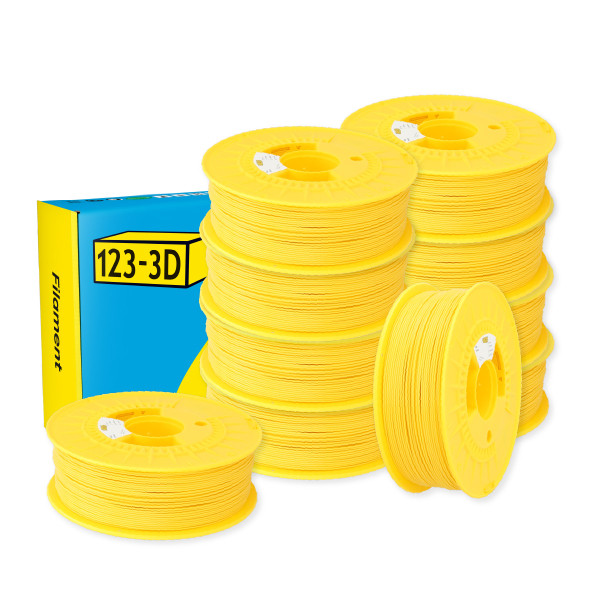 123-3D Filament PLA Yellow 1.75 mm 10-pack 1 kg  DHM10008 - 1
