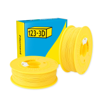 123-3D Filament PLA Yellow 1.75 mm 2-pack 1 kg  DHM10006