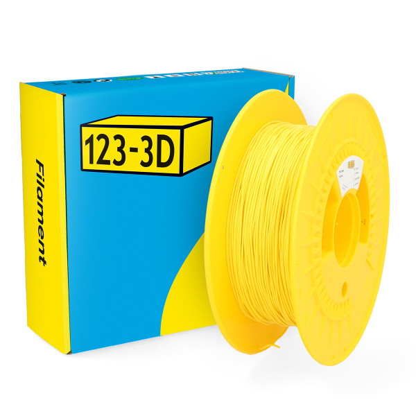 123-3D Filament TPU 85A Yellow 1.75mm 0.5 kg  DHM00174 - 1