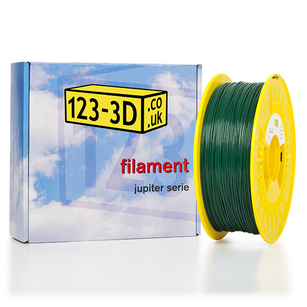 123-3D Filament green 1.75mm PETG 1 kg (Jupiter series)  DFP01176 - 1