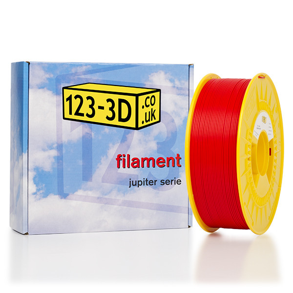123-3D Filament red 1.75mm PLA 1.1kg (New Improved)  DFP01069 - 1