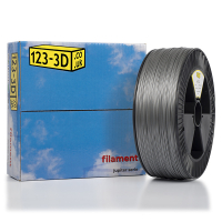 123-3D Filament silver 1.75mm PLA 3kg (New Improved)  DFP01089
