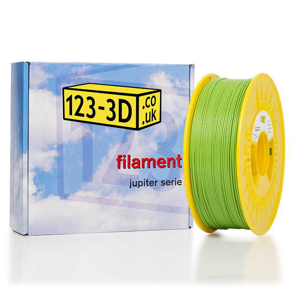 123-3D Filament yellow green 1.75mm PLA 1.1kg (New Improved)  DFP01045 - 1