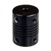 Flexible black motor coupling, 5mm x 5mm DAR00022 - 1