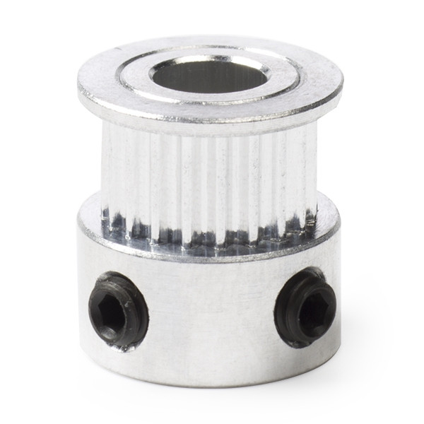 123-3D GT2 timing belt pulley 20 teeth 6mm belt bore, 6.35mm GT2 20T W6 B6.35  DME00074 - 1