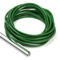 123-3D Green slot cover 6mm for 2020 profile (10 metres)  DFC00125