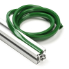 Green slot cover 8mm for 3030 profile - (1 metre) DFC00161 - 1