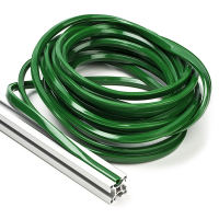 123-3D Green slot cover 8mm for 3030 profile (10 metres)  DFC00165