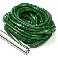 123-3D Green slot cover 8mm for 3030 profile (15 metres)  DFC00166