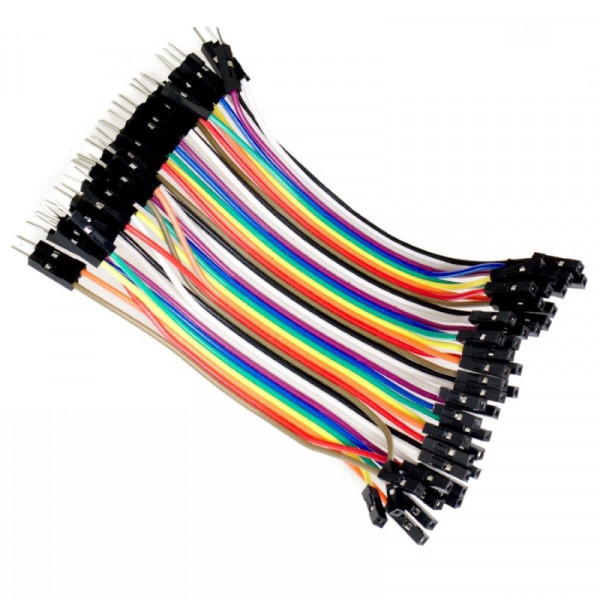 123-3D Jumper cables with dupont connector male to female, 10cm (40-pack)  DDK00052 - 1